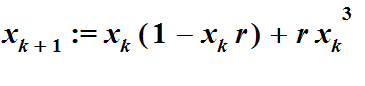x[k+1] := x[k]*(1-x[k]*r)+r*x[k]^3
