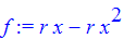 f := r*x-r*x^2