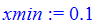 xmin := .1
